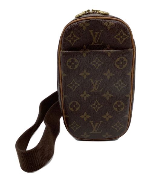 LOUIS VUITTON（ルイ ヴィトン）LOUIS VUITTON (ルイ ヴィトン) モノグラム　ポシェットガンジュ ブラウンの古着・服飾アイテム