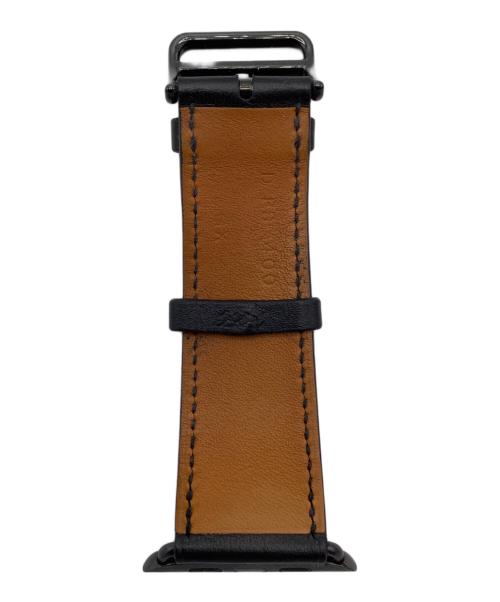 Apple（アップル）Apple (アップル) HERMES (エルメス) Apple Watch用レザーバンド ブラックの古着・服飾アイテム