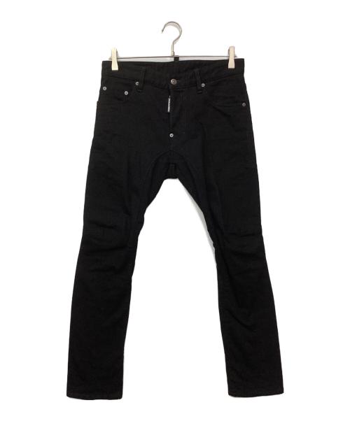 DSQUARED2（ディースクエアード）DSQUARED2 (ディースクエアード) Tidy Biker Jean ブラック サイズ:42の古着・服飾アイテム
