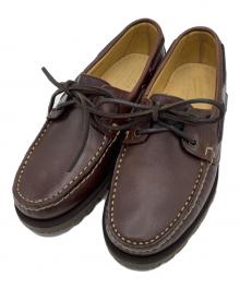 PARABOOT（パラブーツ）の古着「デッキシューズ」｜ブラウン