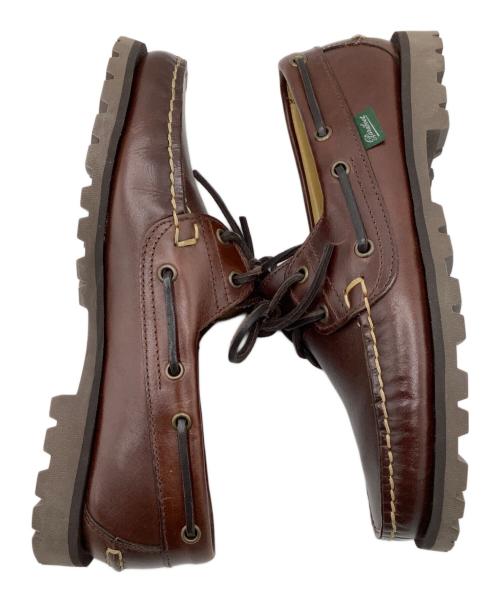 PARABOOT（パラブーツ）PARABOOT (パラブーツ) デッキシューズ ブラウン サイズ:５1/2の古着・服飾アイテム