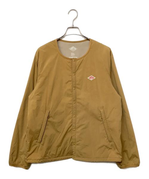 DANTON（ダントン）DANTON (ダントン) ノーカラージャケット ベージュ サイズ:44の古着・服飾アイテム