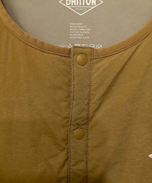 DANTON（ダントン）DANTON (ダントン) ノーカラージャケット ベージュ サイズ:44の古着・服飾アイテム