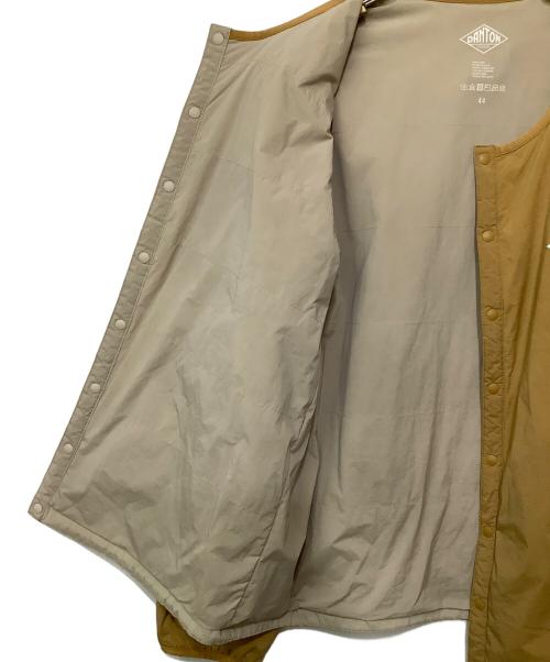 DANTON（ダントン）DANTON (ダントン) ノーカラージャケット ベージュ サイズ:44の古着・服飾アイテム