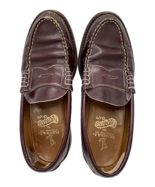 REGAL（リーガル）REGAL (リーガル) GLAD HAND (グラッドハンド) コインローファー ブラウン サイズ:25　1/2の古着・服飾アイテム