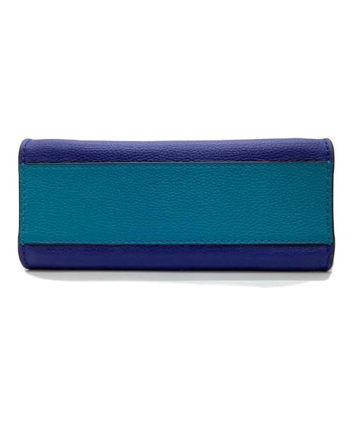 Marc by Marc Jacobs（マークバイマークジェイコブス）Marc by Marc Jacobs (マークバイマークジェイコブス) 2WAYバッグ ブルー×パープルの古着・服飾アイテム