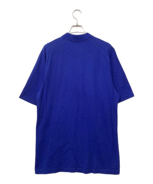Y-3（ワイスリー）Y-3 (ワイスリー) ポロシャツ ブルー サイズ:Lの古着・服飾アイテム