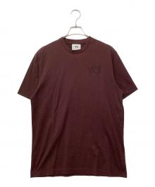 Y-3（ワイスリー）の古着「クラシカルチェストロゴTEE」｜ブラウン