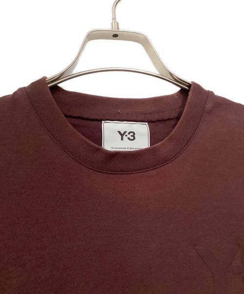 Y-3（ワイスリー）Y-3 (ワイスリー) クラシカルチェストロゴTEE ブラウン サイズ:Sの古着・服飾アイテム