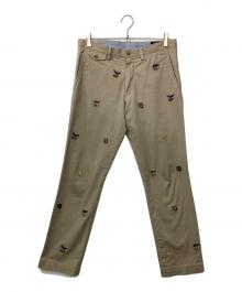 POLO RALPH LAUREN（ポロ・ラルフローレン）の古着「刺繍チノパン」｜ベージュ