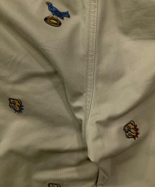 POLO RALPH LAUREN（ポロ・ラルフローレン）POLO RALPH LAUREN (ポロ・ラルフローレン) 刺繍チノパン ベージュ サイズ:32の古着・服飾アイテム