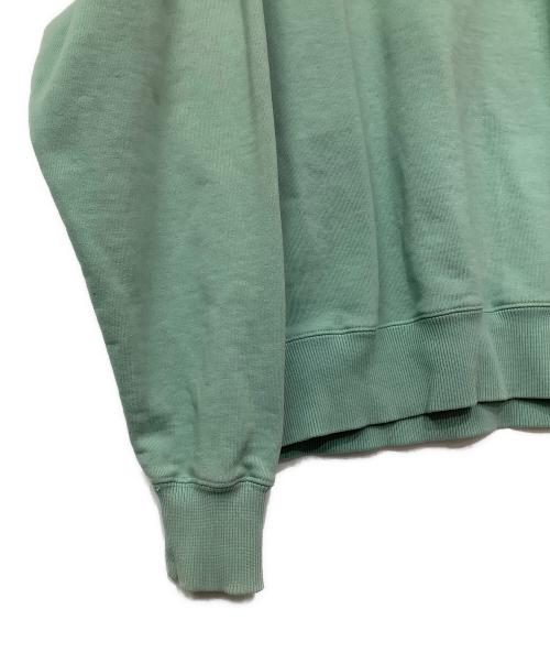 AMI Alexandre Mattiussi（アミアレクサンドルマテュッシ）AMI Alexandre Mattiussi (アミアレクサンドルマテュッシ) ハートAロゴ刺繍クルーネックスウェット グリーン サイズ:Sの古着・服飾アイテム