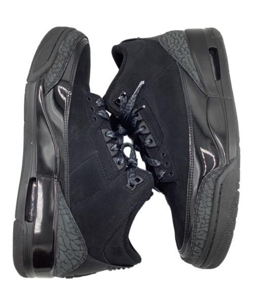 NIKE（ナイキ）NIKE (ナイキ) Air Jordan 3 Retro Black Cat　ハイカットスニーカー ブラック サイズ:27.5の古着・服飾アイテム