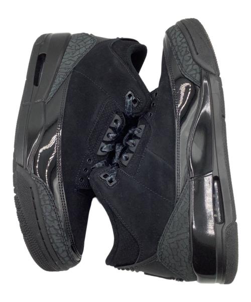 NIKE（ナイキ）NIKE (ナイキ) Air Jordan 3 Retro Black Cat　ハイカットスニーカー ブラック サイズ:27.5の古着・服飾アイテム