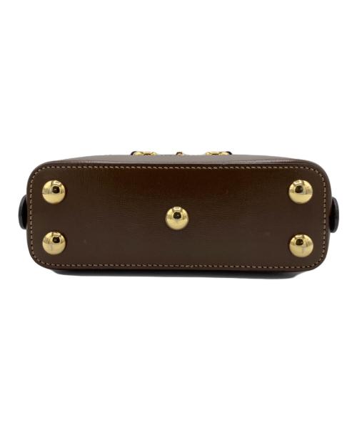 GUCCI（グッチ）GUCCI (グッチ) ホースビット 1955 ミニ トップハンドルバッグ ブラウンの古着・服飾アイテム
