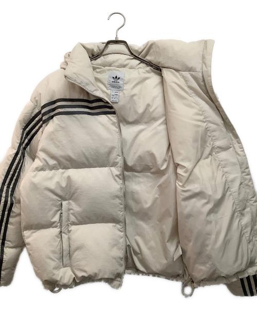 adidas Originals（アディダスオリジナル）adidas originals (アディダスオリジナル) グースダウンジャケット ベージュ サイズ:Sの古着・服飾アイテム