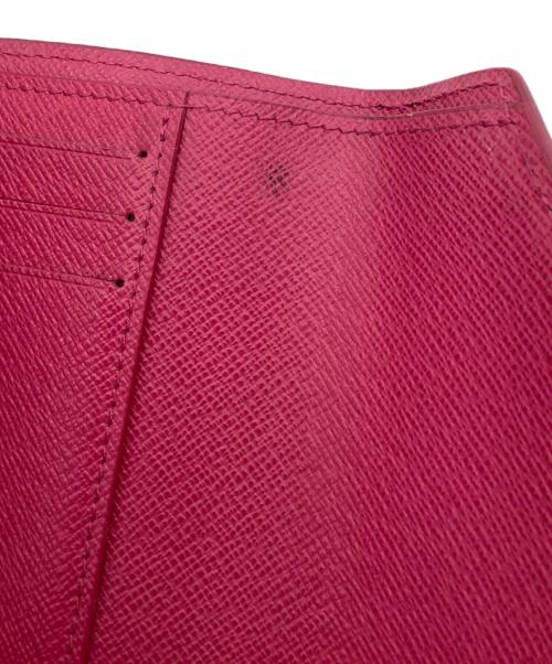 LOUIS VUITTON（ルイ ヴィトン）LOUIS VUITTON (ルイ ヴィトン) エピ　ポルトフォイユ・ヴィクトリーヌ　2つ折り財布 ブラックの古着・服飾アイテム