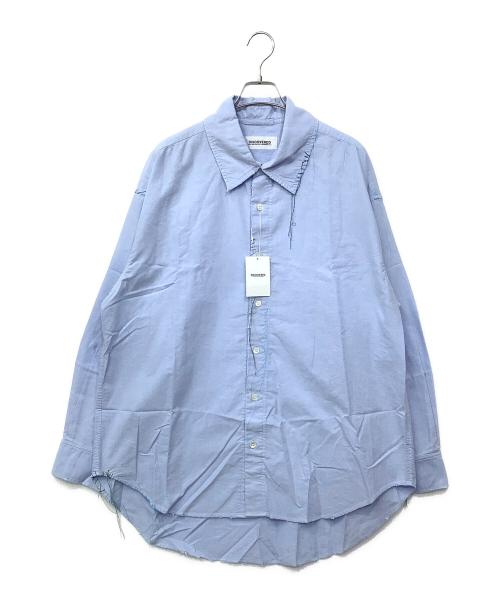DISCOVERED（ディスカバード）DISCOVERED (ディスカバード) オックスフォードダメージビッグシルエットオーバーシャツ ブルー サイズ:3 未使用品の古着・服飾アイテム