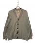MAISON SPECIAL（メゾンスペシャル）の古着「High Twist Amunzen Dress-Over V-Neck Knit Cardigan」｜グレー