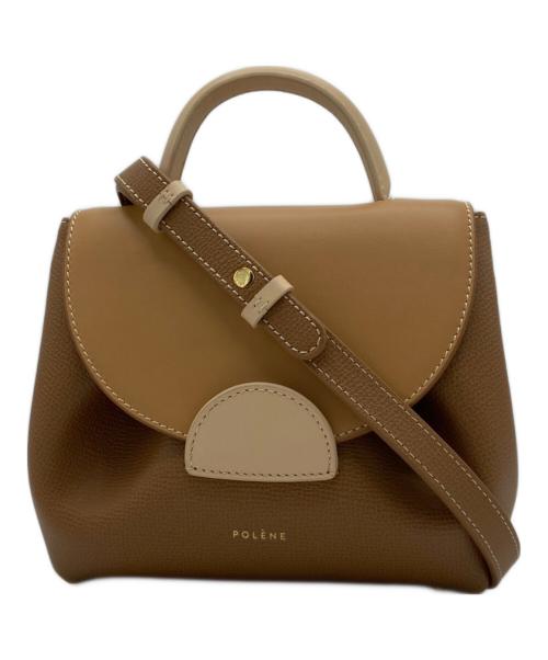 POLENE（ポレーヌ）POLENE (ポレーヌ) Numero Un Nano ブラウン×キャメルの古着・服飾アイテム