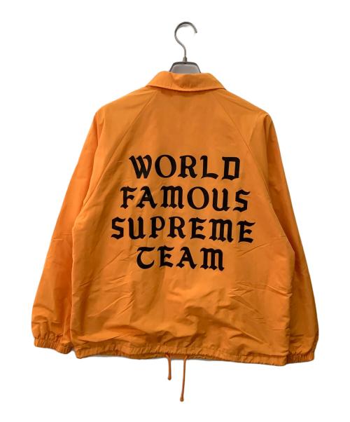 SUPREME（シュプリーム）Supreme (シュプリーム) world famous coaches jacket オレンジ サイズ:Mの古着・服飾アイテム