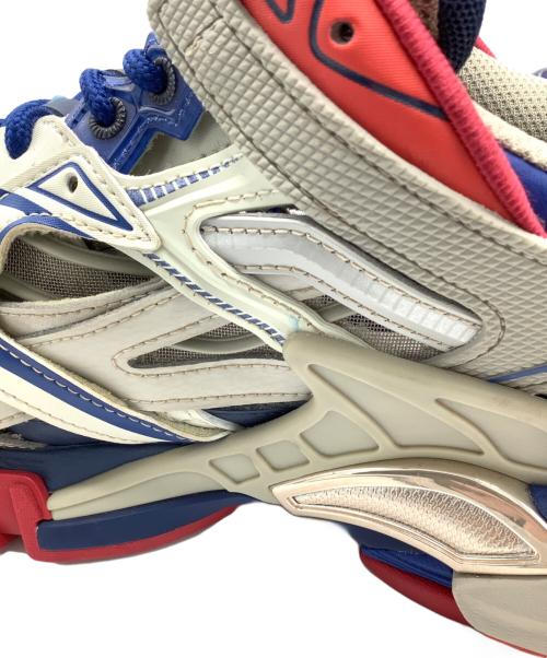 BALENCIAGA（バレンシアガ）BALENCIAGA (バレンシアガ) スニーカー ホワイト×ブルー サイズ:27.5の古着・服飾アイテム