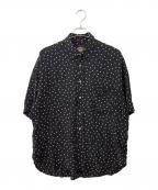 MAISON SPECIALメゾンスペシャル）の古着「ドットシャツ」｜ブラック