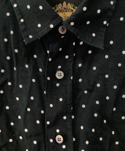 MAISON SPECIAL（メゾンスペシャル）MAISON SPECIAL (メゾンスペシャル) ドットシャツ ブラック サイズ:Mの古着・服飾アイテム
