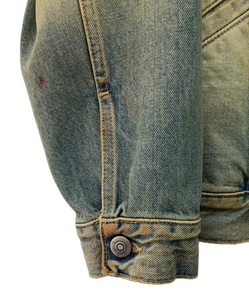 Maison Margiela（メゾンマルジェラ）Maison Margiela (メゾンマルジェラ) ヴィンテージウォッシュノーカラージャケット ブルー サイズ:48の古着・服飾アイテム