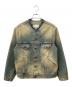Maison Margiela（メゾンマルジェラ）の古着「ヴィンテージウォッシュノーカラージャケット」｜ブルー