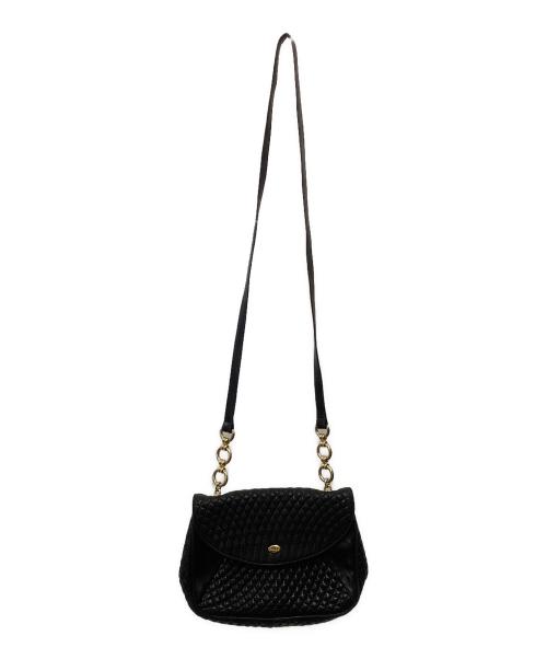 BALLY（バリー）BALLY (バリー) メッシュショルダーバッグ ブラックの古着・服飾アイテム