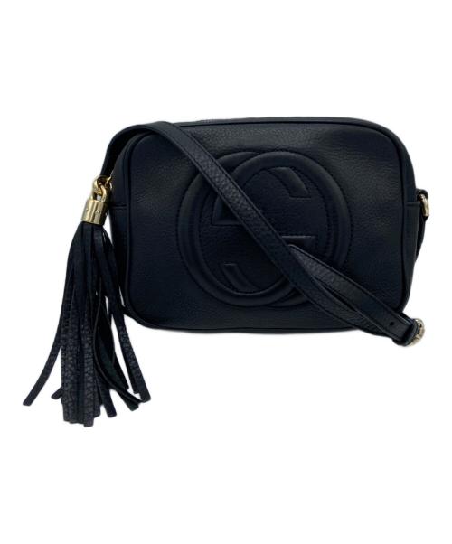 GUCCI（グッチ）GUCCI (グッチ) スモールディスコバッグ ブラックの古着・服飾アイテム