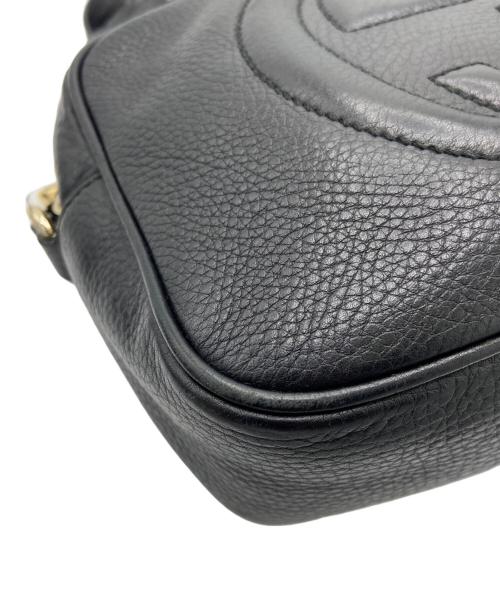 GUCCI（グッチ）GUCCI (グッチ) スモールディスコバッグ ブラックの古着・服飾アイテム