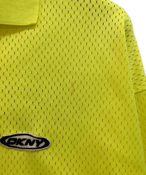 DKNY（ダナキャランニューヨーク）DKNY (ダナキャランニューヨーク) ゲームシャツ イエロー×ブラック サイズ:XSの古着・服飾アイテム