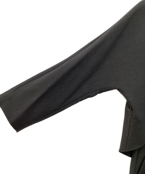 green label relaxing（グリーンレーベルリラクシング）green label relaxing (グリーンレーベルリラクシング) ダブルクロスワンピース グレー サイズ:38の古着・服飾アイテム