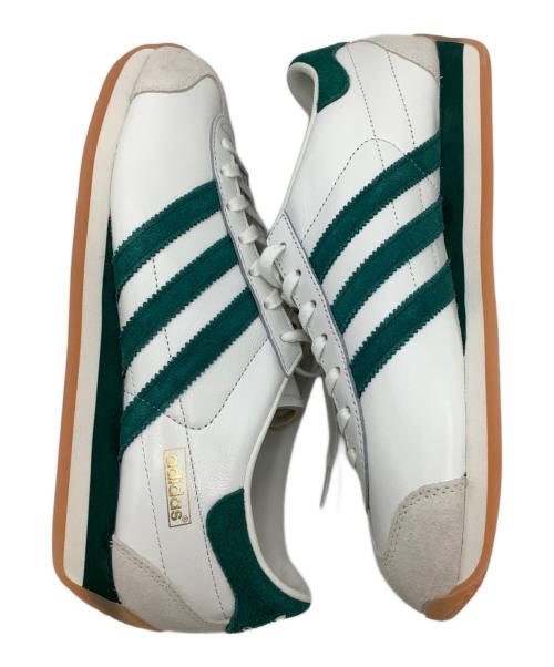 adidas（アディダス）adidas (アディダス) Country Japan ホワイト×グリーン サイズ:27の古着・服飾アイテム