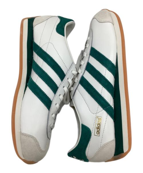 adidas（アディダス）adidas (アディダス) Country Japan ホワイト×グリーン サイズ:27の古着・服飾アイテム