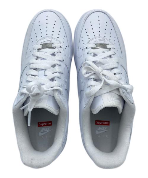 NIKE（ナイキ）NIKE (ナイキ) SUPREME (シュプリーム) AIR FORCE1 LOW　ローカットスニーカー ホワイト サイズ:26の古着・服飾アイテム
