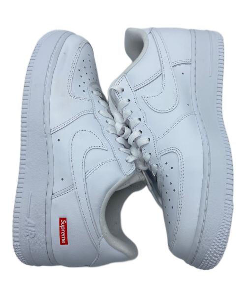 NIKE（ナイキ）NIKE (ナイキ) SUPREME (シュプリーム) AIR FORCE1 LOW　ローカットスニーカー ホワイト サイズ:26の古着・服飾アイテム
