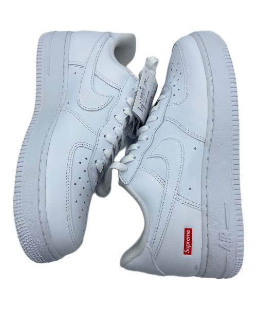 NIKE（ナイキ）NIKE (ナイキ) SUPREME (シュプリーム) AIR FORCE1 LOW　ローカットスニーカー ホワイト サイズ:27の古着・服飾アイテム