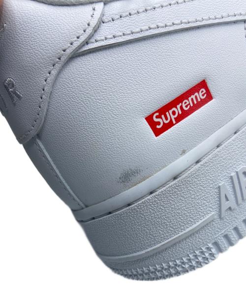 NIKE（ナイキ）NIKE (ナイキ) SUPREME (シュプリーム) AIR FORCE1 LOW　ローカットスニーカー ホワイト サイズ:27の古着・服飾アイテム