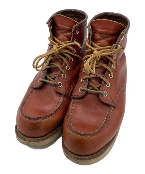 RED WING（レッドウィング）RED WING (レッドウィング) 6-inch Classic Moc　ブーツ レッド サイズ:245の古着・服飾アイテム