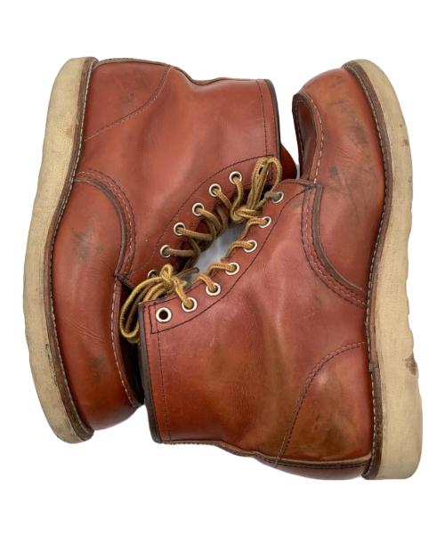 RED WING（レッドウィング）RED WING (レッドウィング) 6-inch Classic Moc　ブーツ レッド サイズ:245の古着・服飾アイテム