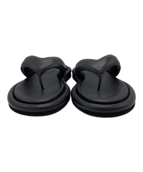 GIA BORGHINI（ジア・ボルギーニ）GIA BORGHINI (ジア・ボルギーニ) GIA 5　レザーサンダル ブラック サイズ:36の古着・服飾アイテム