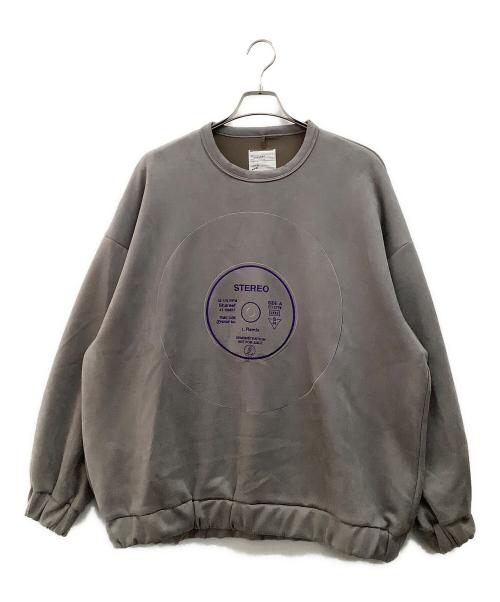 SHAREEF（シャリーフ）SHAREEF (シャリーフ) RECORD MICRO SUEDE SWEAT ベージュ サイズ:1の古着・服飾アイテム