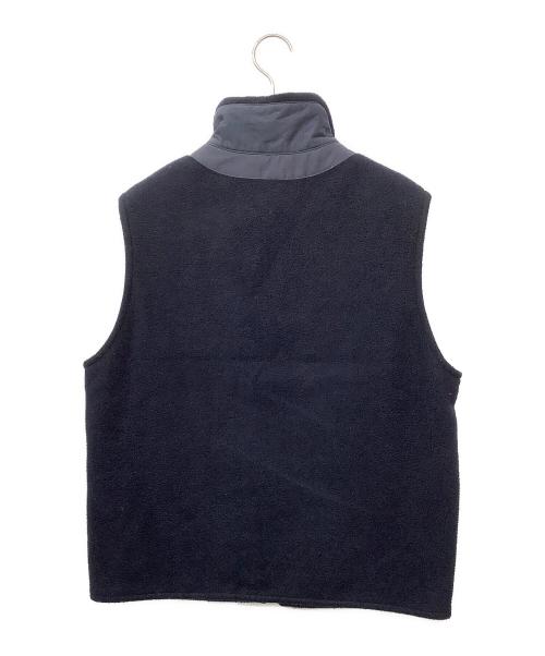 maison kitsune（メゾンキツネ）MAISON KITSUNE (メゾンキツネ) ワッペンフリースベスト ネイビー サイズ:XSの古着・服飾アイテム