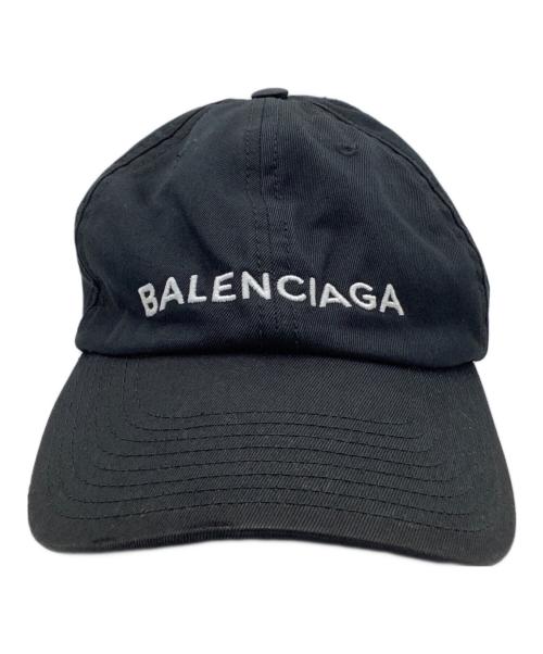 BALENCIAGA（バレンシアガ）BALENCIAGA (バレンシアガ) ロゴキャップ ブラックの古着・服飾アイテム