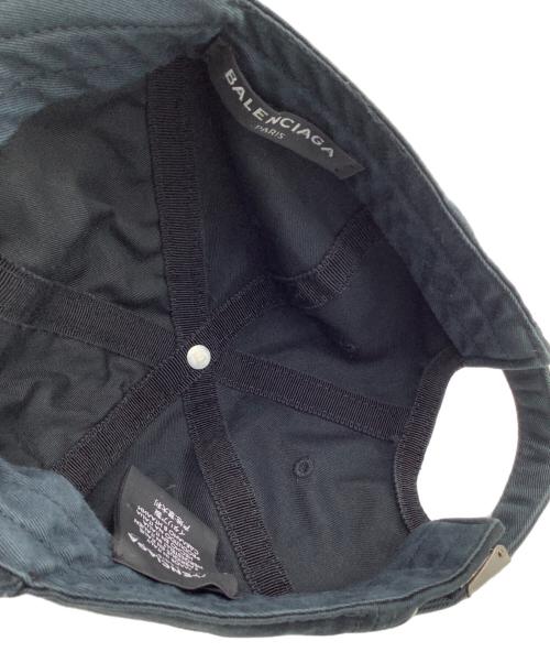 BALENCIAGA（バレンシアガ）BALENCIAGA (バレンシアガ) ロゴキャップ ブラックの古着・服飾アイテム