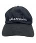 BALENCIAGA (バレンシアガ) ロゴキャップ ブラック：15000円