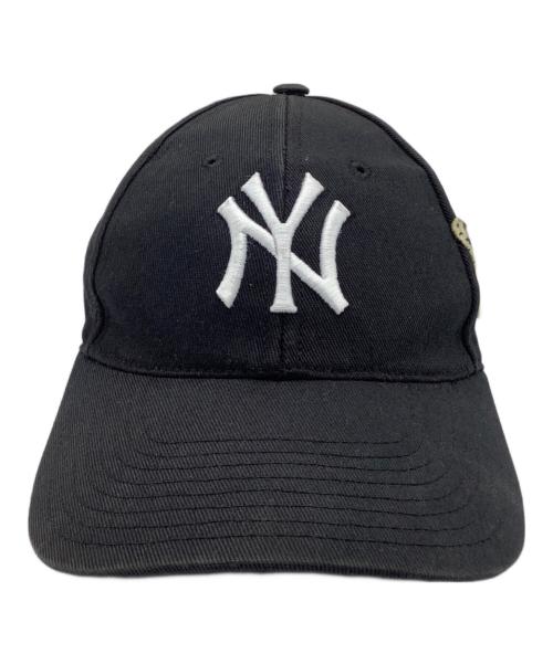 GUCCI（グッチ）GUCCI (グッチ) バタフライ刺繍 ニューヨークヤンキース　キャップ ブラックの古着・服飾アイテム